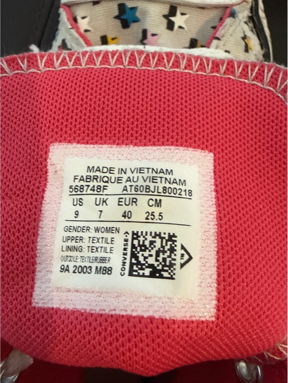 Converse Hightops Star Pattern - Picture 9 of 9